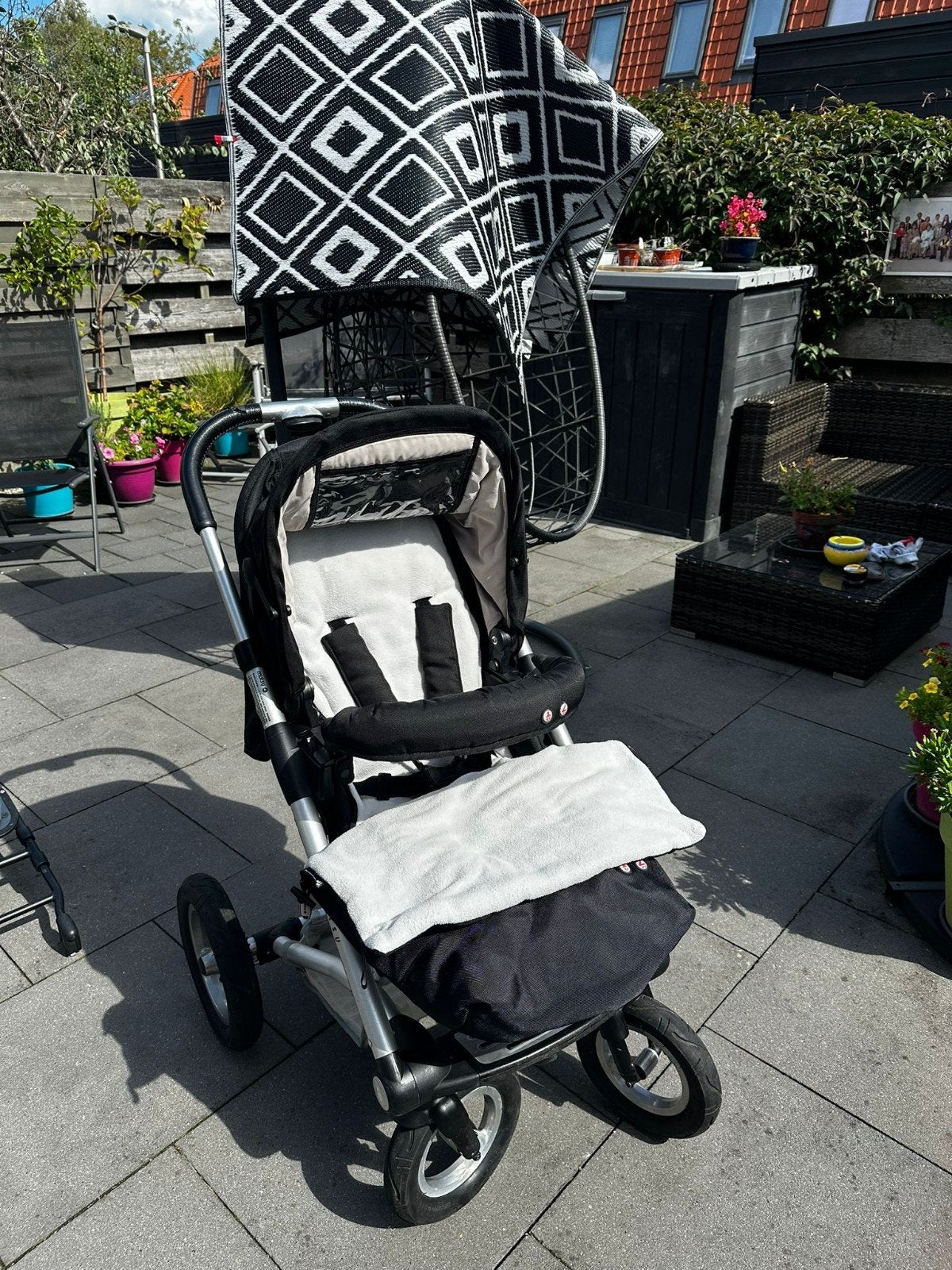 complete mutsy rider combiwagen, incl. maxi cosi, Ophalen, Gebruikt, Verstelbare duwstang, Combiwagen