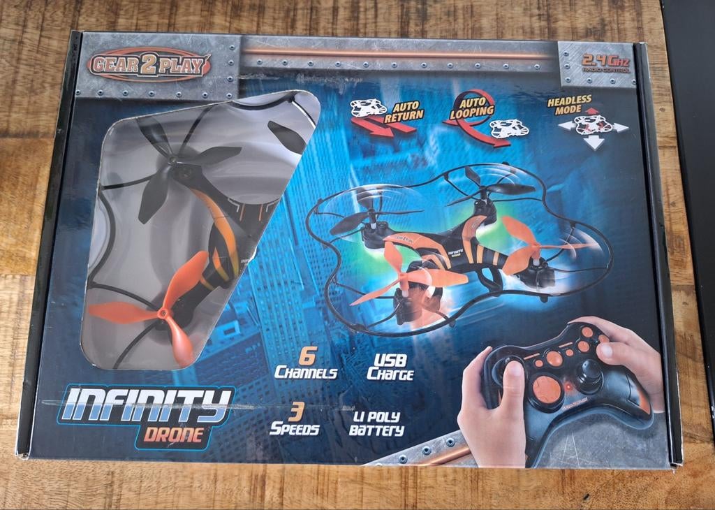 Gear2Play Infinity Drone - Nieuw in doos, Ophalen, Headless mode, Overige merken, Nieuw