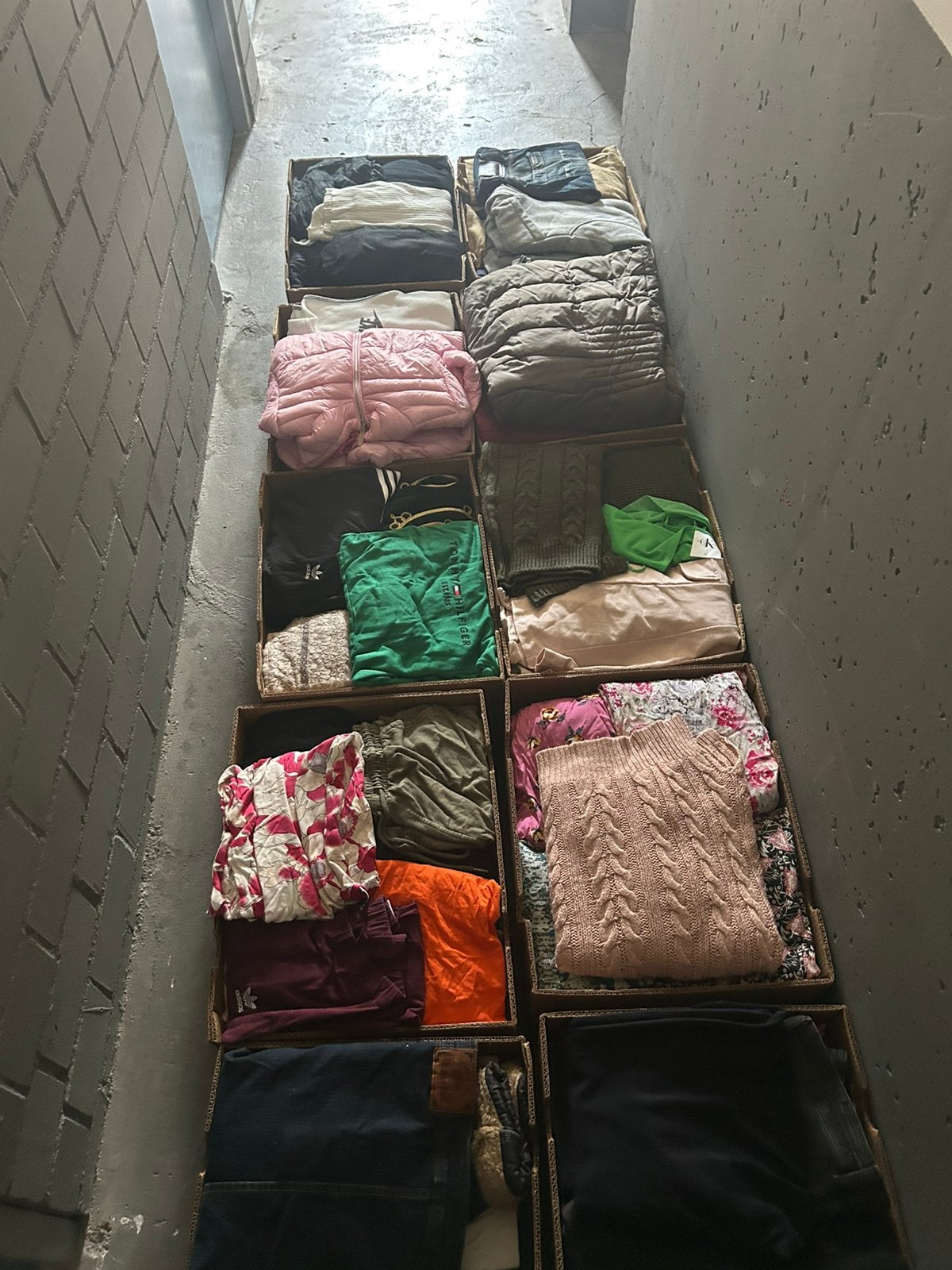 10 dozen rommelmarkt kleding diverse maten, Diversen, Ophalen, Gebruikt
