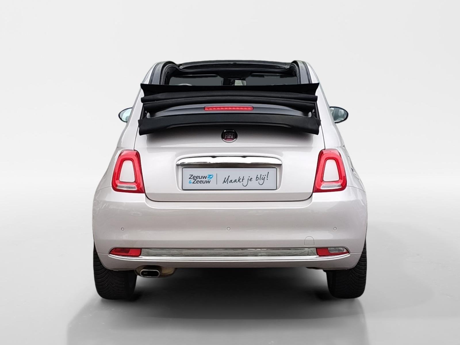 Fiat 500 1.2 Star Cabriolet! Navigatie, Airco Etc! Super moo, Auto's, Voorwielaandrijving, 12 maanden, Stof, Gebruikt