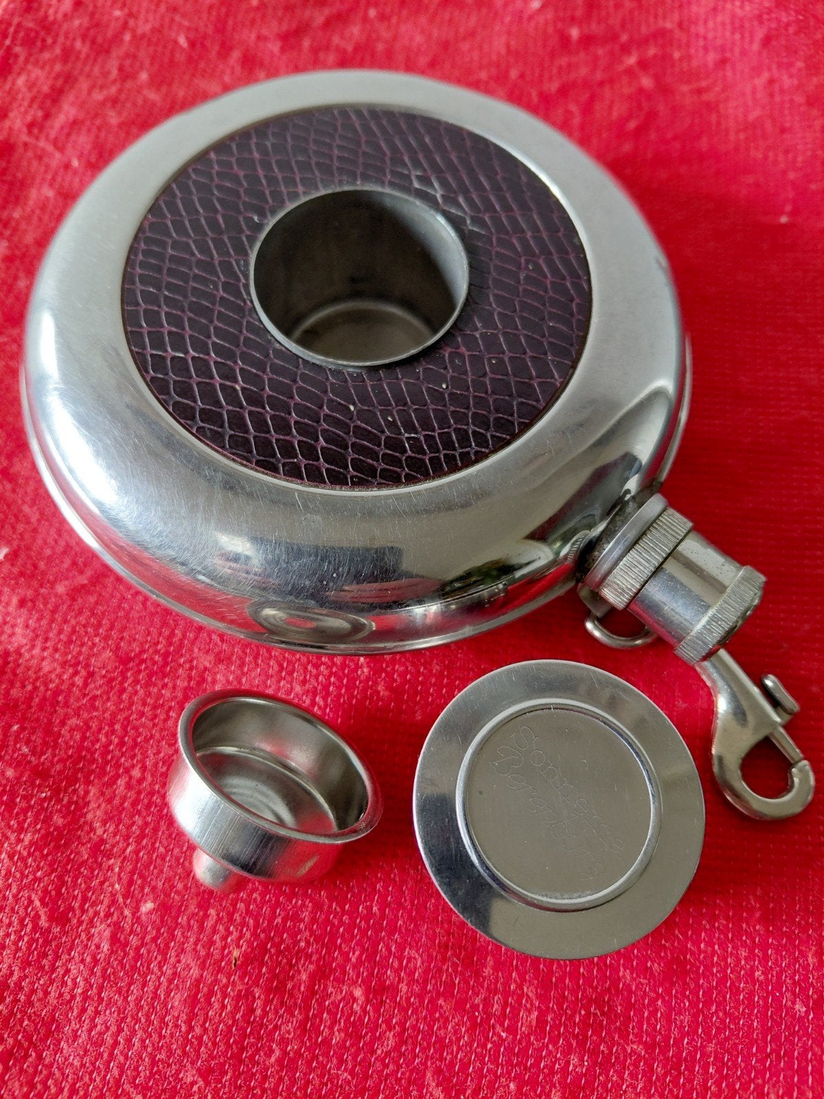 Vintage heupfles / veldfles, Antiek en Kunst, Ophalen of Verzenden