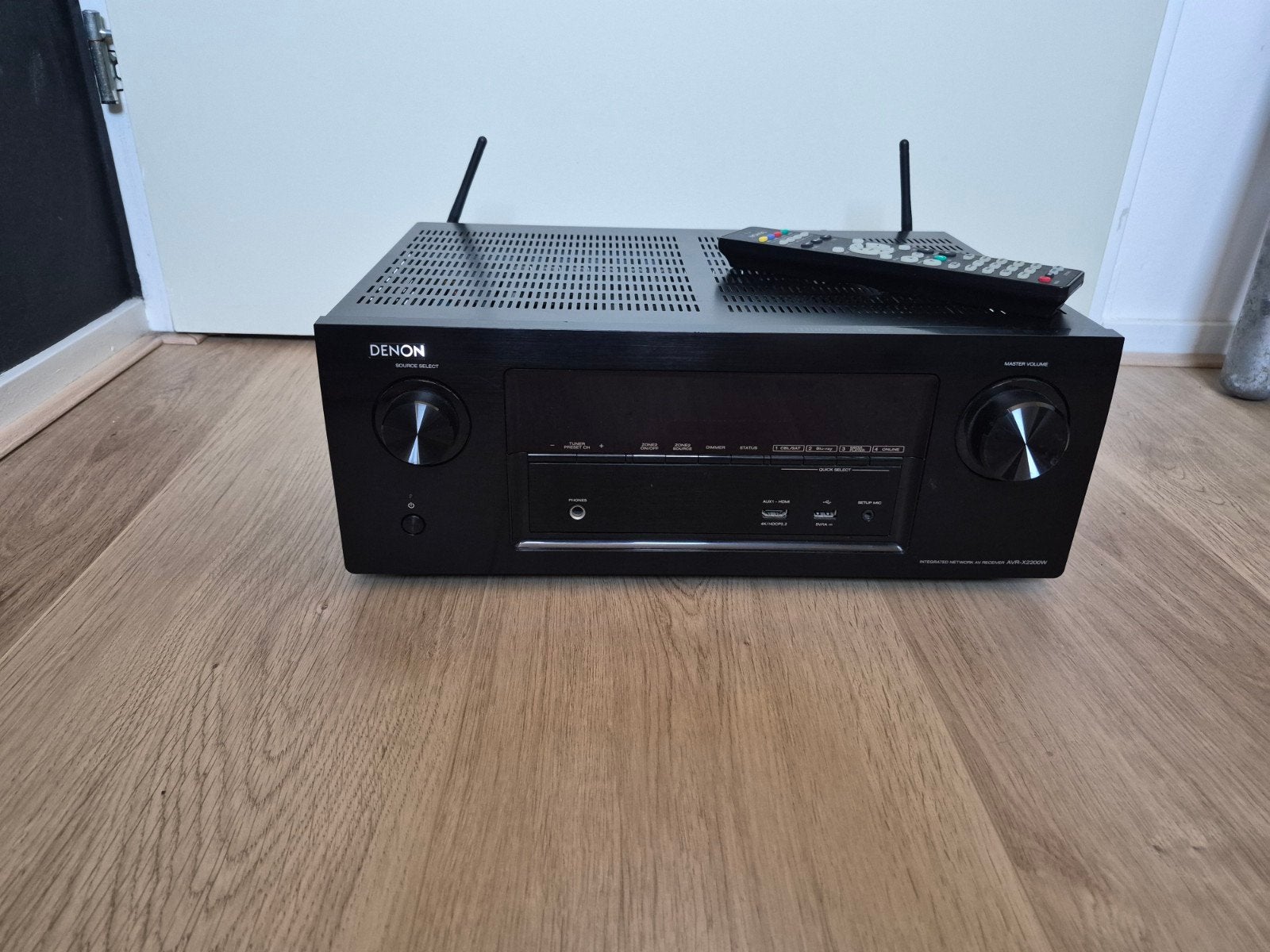 Denon 7.2 4K receiver met dolby atmos WiFi en Bluetooth, Ophalen, Denon, Zo goed als nieuw, 120 watt of meer