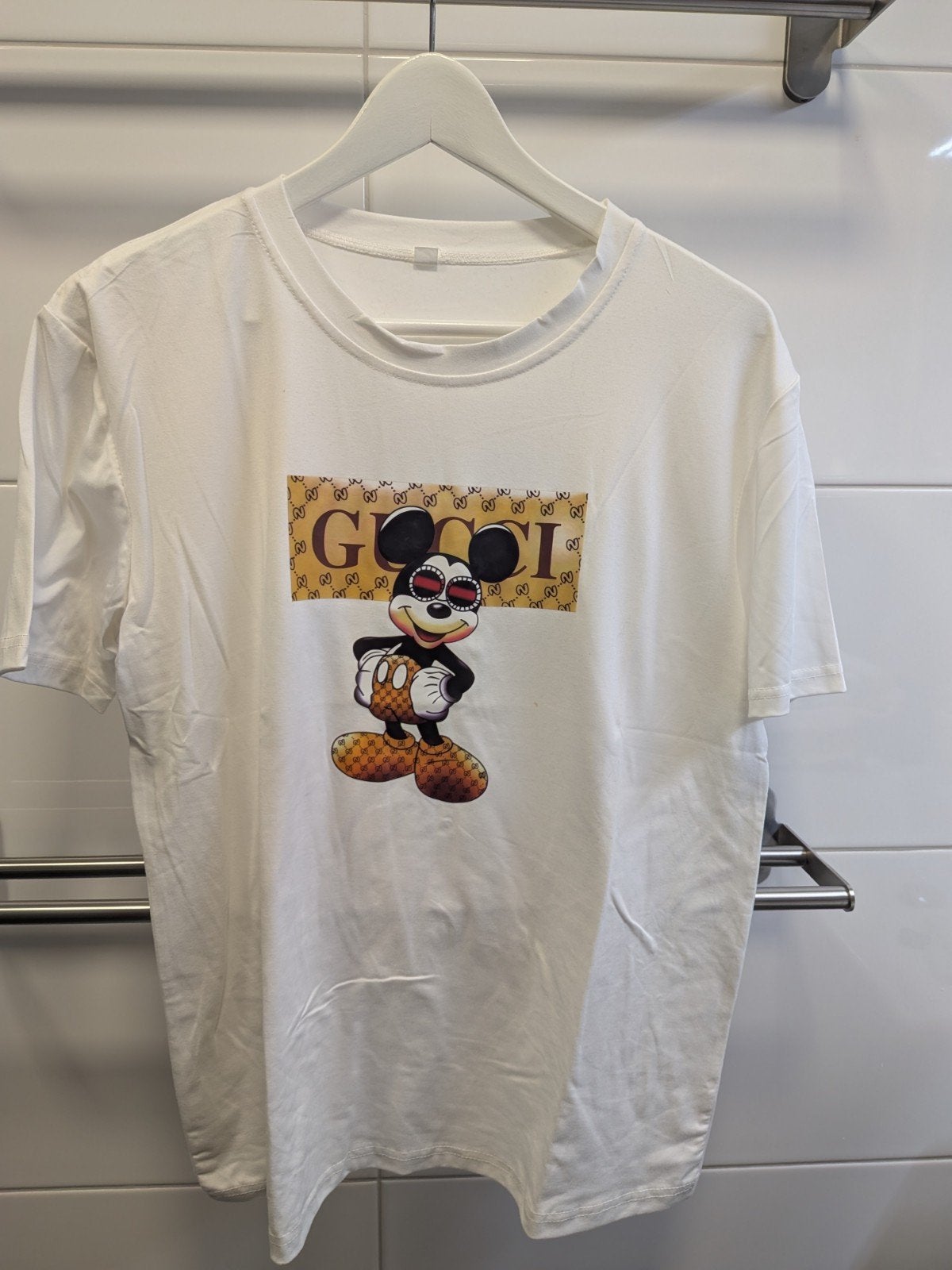 Leuk Mickey Mouse shirt maat 42, Ophalen of Verzenden, Nieuw, Maat 42/44 (L), Korte mouw