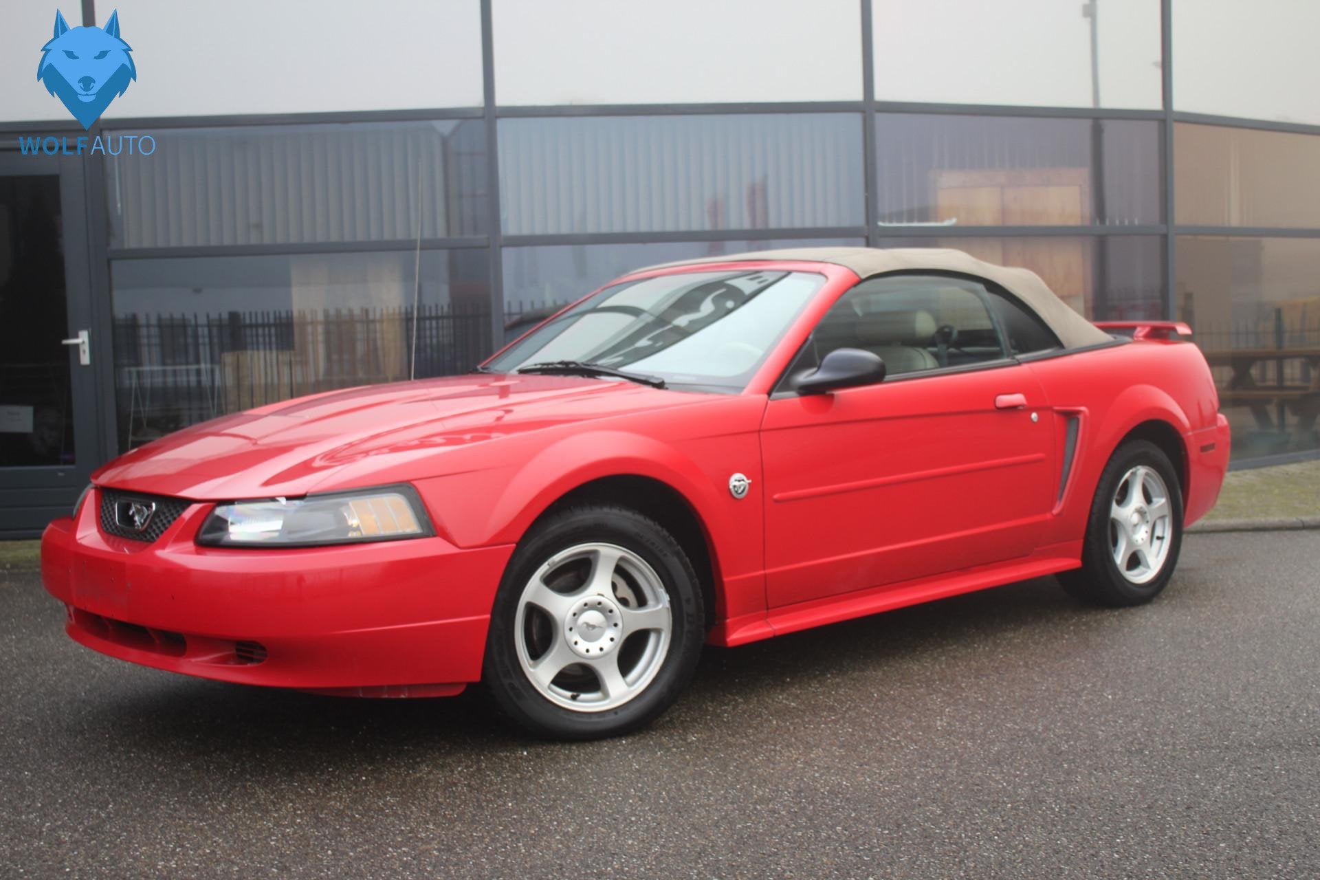Ford Mustang USA 3.9 V6 Cabriolet ORIGINELE STAAT!, Auto's, Ford, Stof, Gebruikt, Beige, Cabriolet