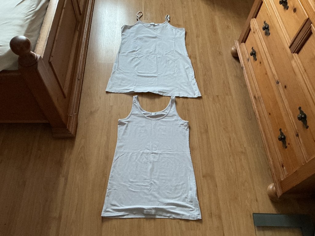 2 witte tops van sutherland en zo wome. Maat xxl en xl, Wit, Maat 46/48 (XL) of groter, Ophalen of Verzenden, Zonder mouw