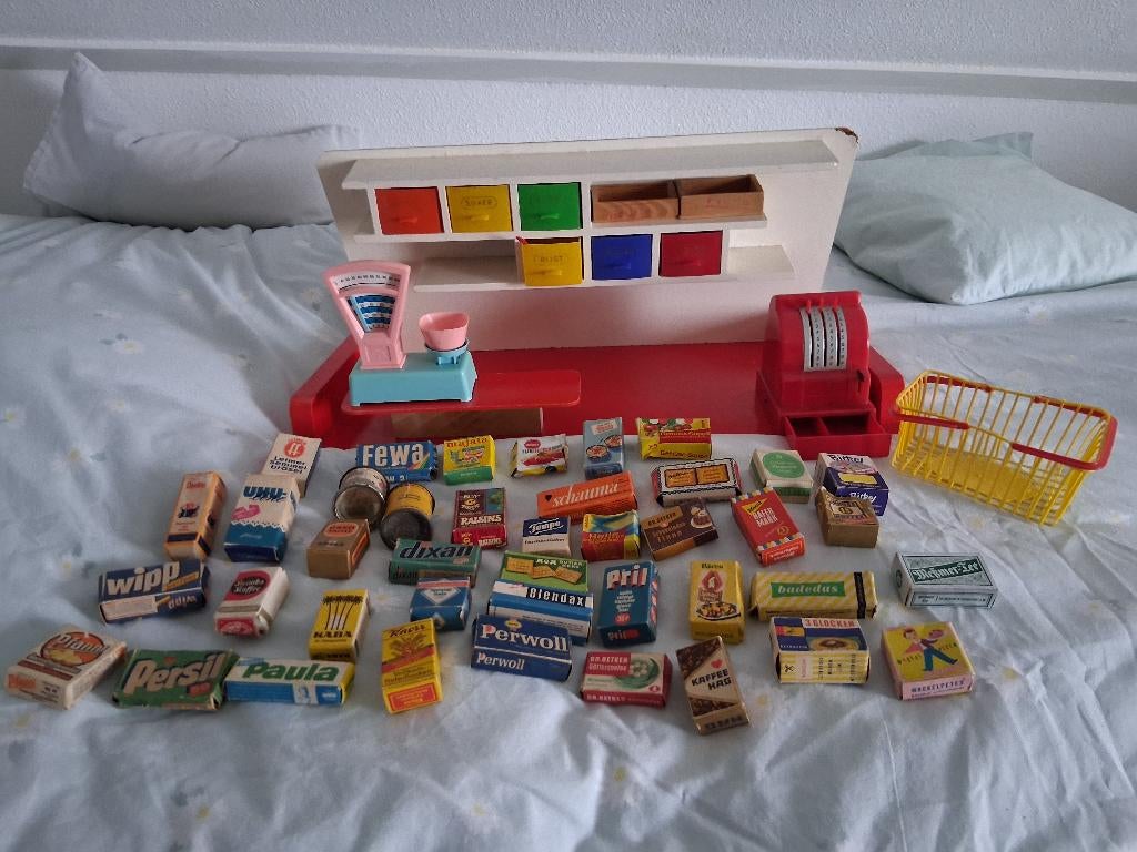 Vintage speelgoed kruidenierswinkeltje museum *eureka*, Antiek en Kunst, Antiek | Speelgoed, Ophalen of Verzenden