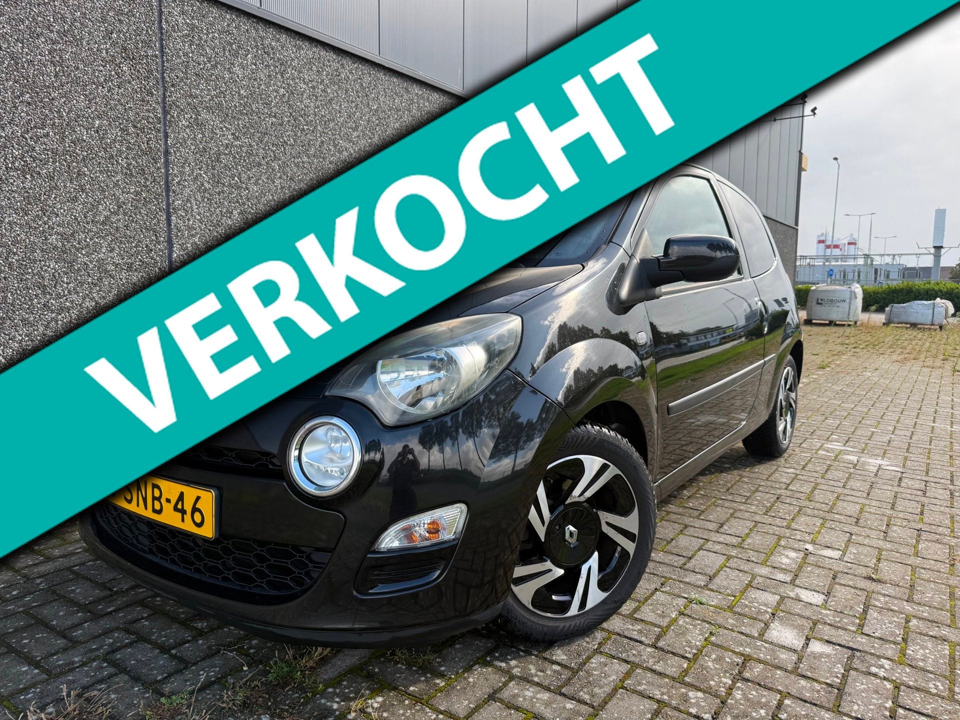 Renault Twingo 1.2 16V Dynamique/Nieuwe D-riem, APK en beurt, Voorwielaandrijving, Gebruikt, Zwart, 4 cilinders