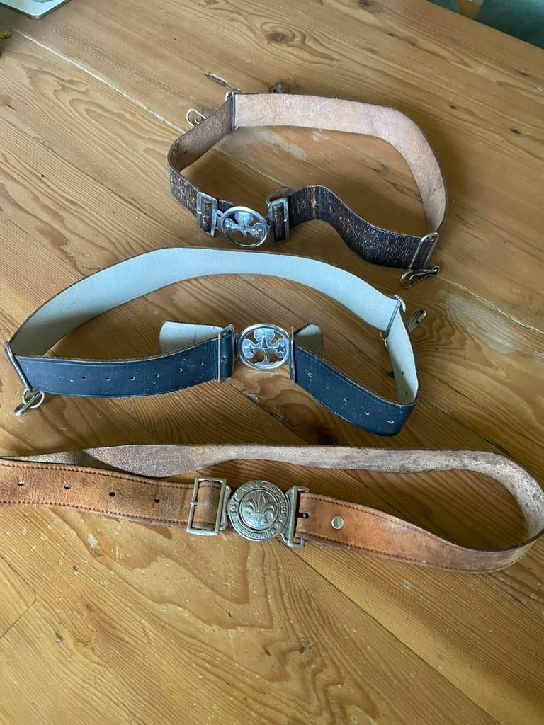 Scouting riemen, Verzamelen, Scouting, Gebruikt, Kleding, Ophalen of Verzenden