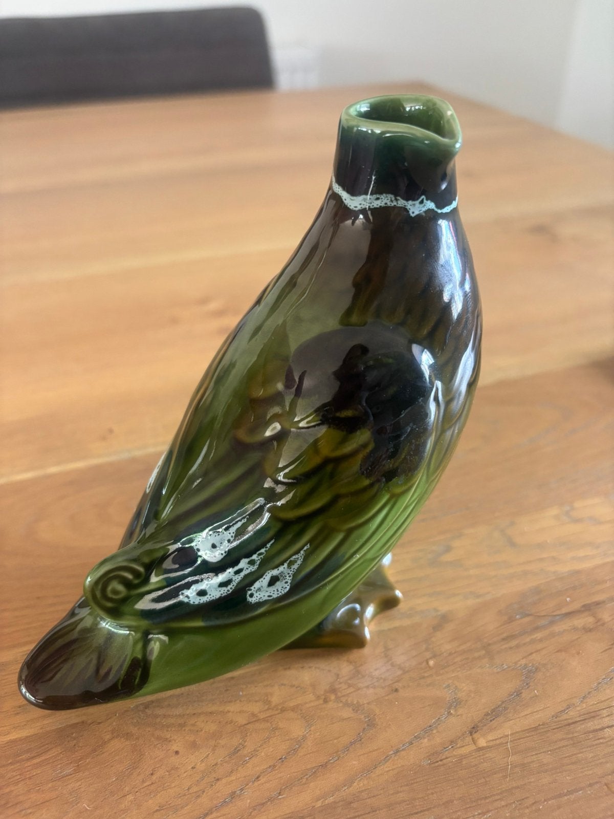 Vogelbeeldje, schenk kan, eend, vintage, Antiek en Kunst, Antiek | Keramiek en Aardewerk, Ophalen of Verzenden