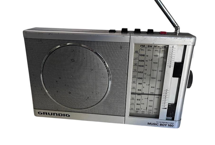 Vintage Grundig Music Boy 160a Portable Radio, Audio, Tv en Foto, Radio's, Ophalen of Verzenden, Gebruikt, Radio