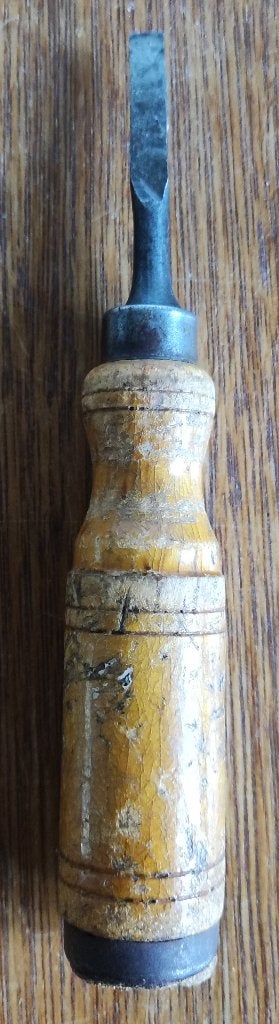 Beitel met houten handvat, Ophalen of Verzenden