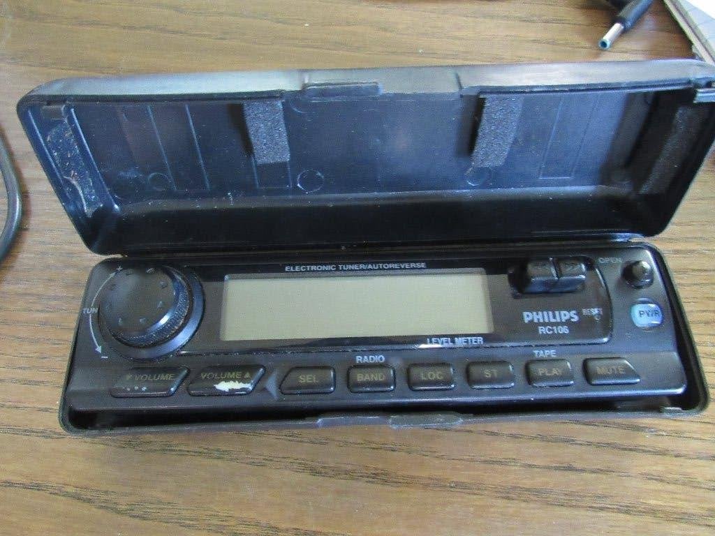 VINTAGE PHILIPS RC106 AUTO RADIO FRONTJE, Auto diversen, Ophalen of Verzenden, Gebruikt