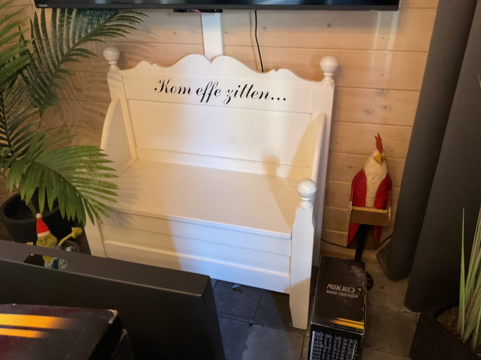 Bankje, Ophalen, Gebruikt, Tweepersoons, 75 tot 100 cm