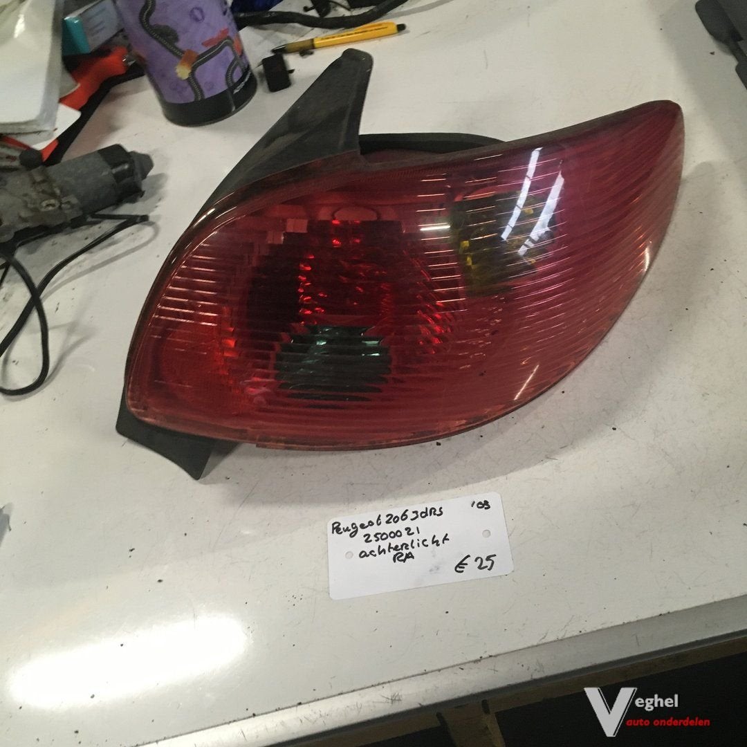 Peugeot 206 3drs 2003 Quicksilver Wagennr 2500021  Achterlic