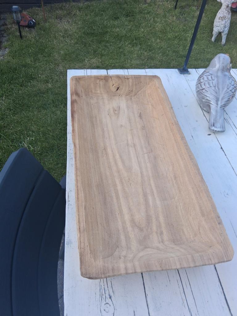 Houten trog bak, Ophalen, Rechthoekig, Hout