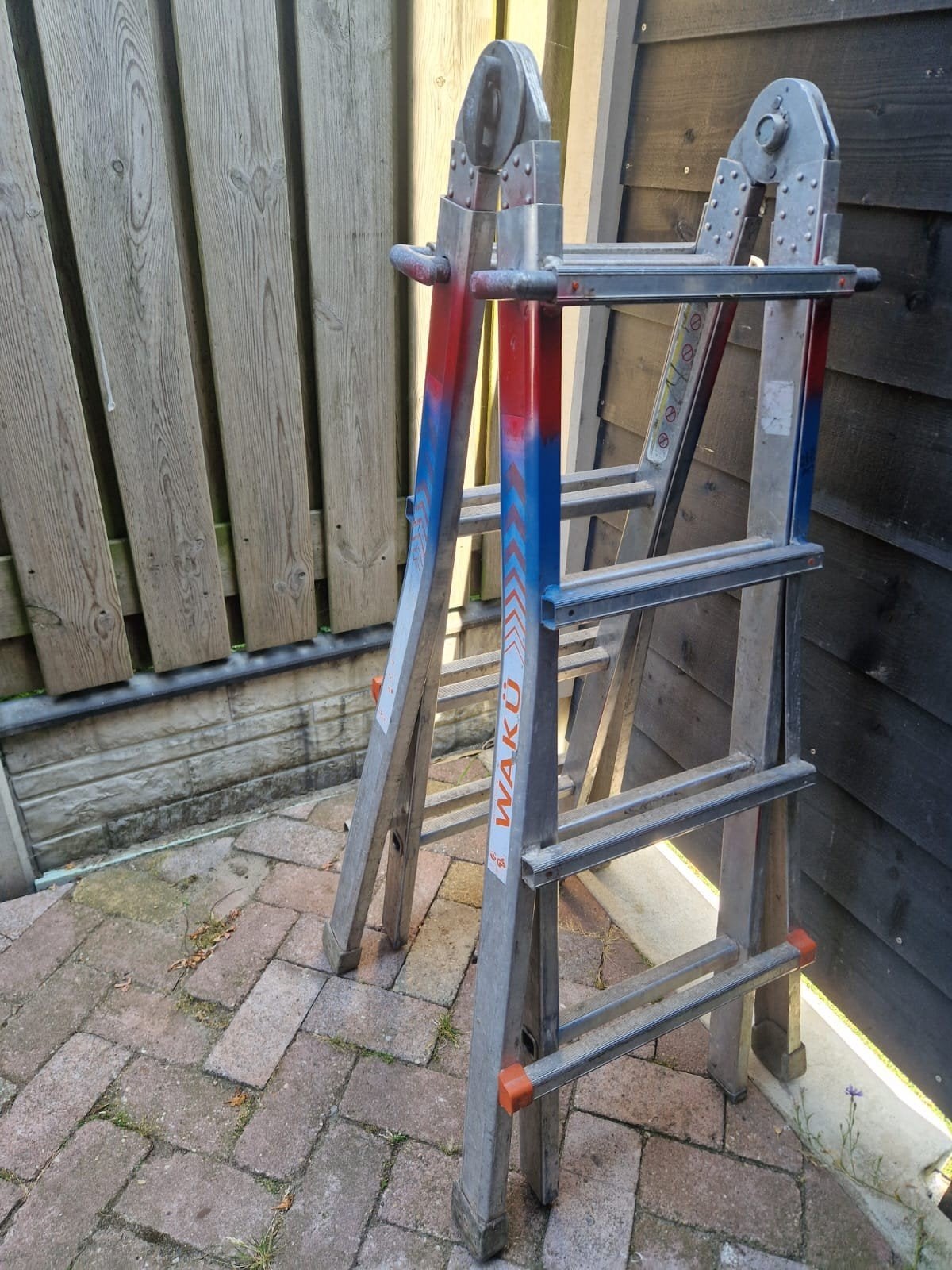 Ladder wakü, Ophalen, 4 meter of meer