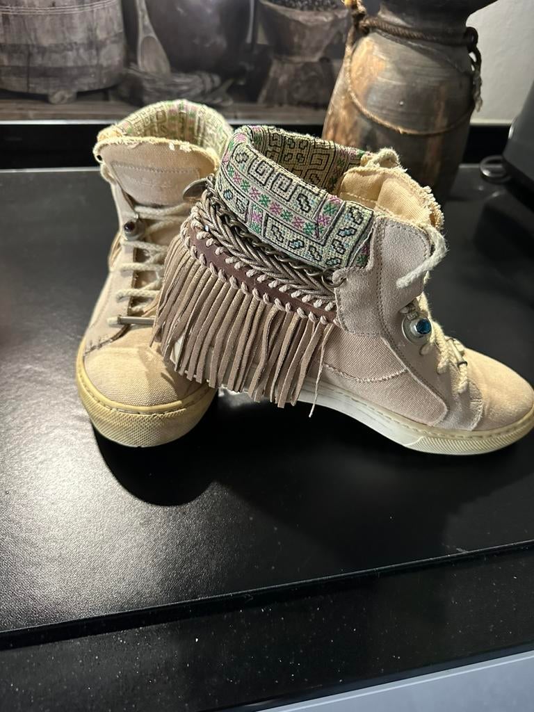 Gave ibiza boho sneakers van het dure merk Emonk maat 41, Beige, Nieuw, Ophalen of Verzenden, Sneakers of Gympen