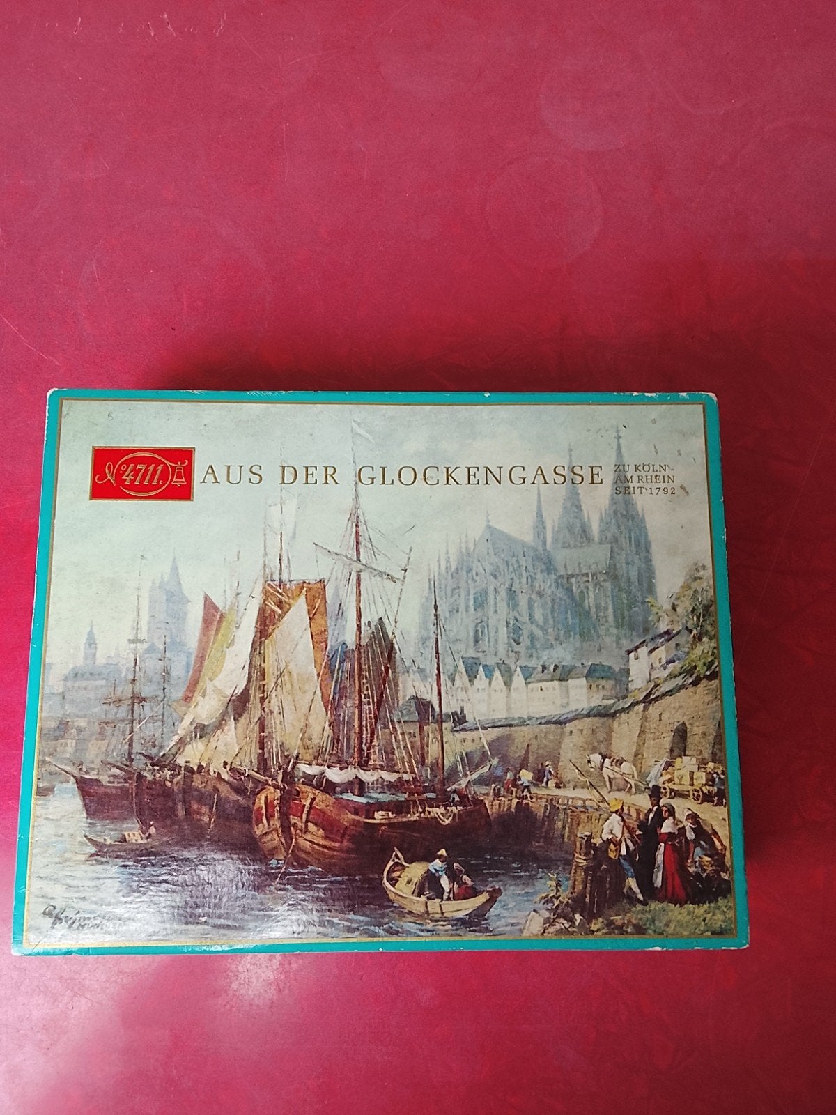 vintage 4711, Ophalen of Verzenden, Zo goed als nieuw, Parfumfles