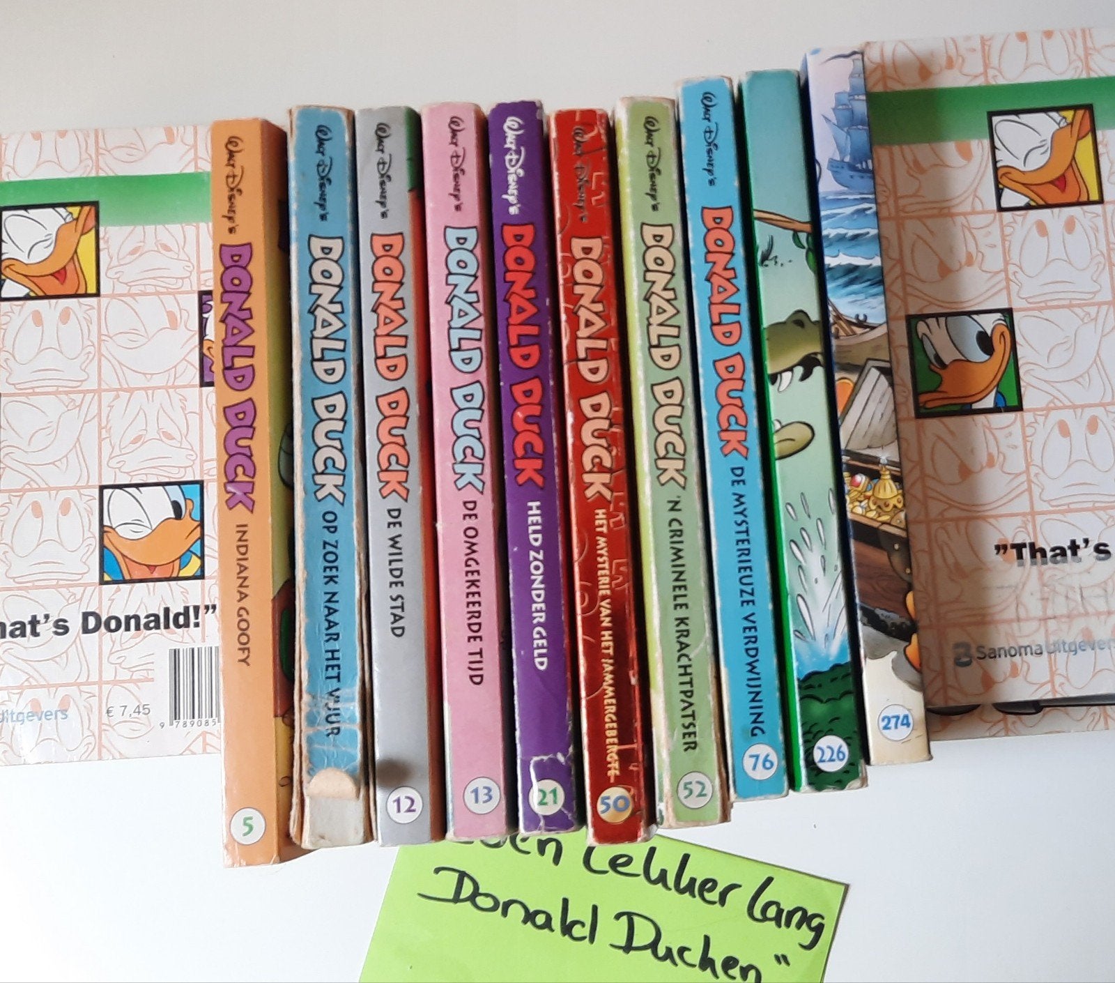 Donald Duck pockets 10 stuk verschillende nummers, Meerdere stripboeken, Ophalen, Gelezen