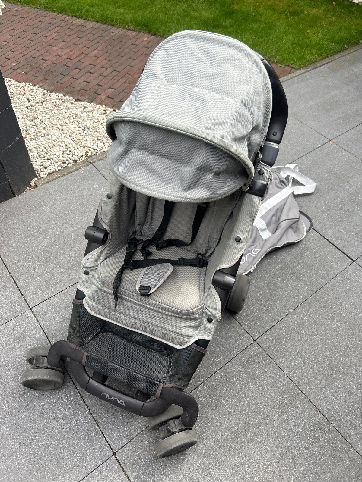 Nuna Pepp buggy - Grijs - Kan nog prima een ronde mee!, Ophalen, Gebruikt, Overige merken