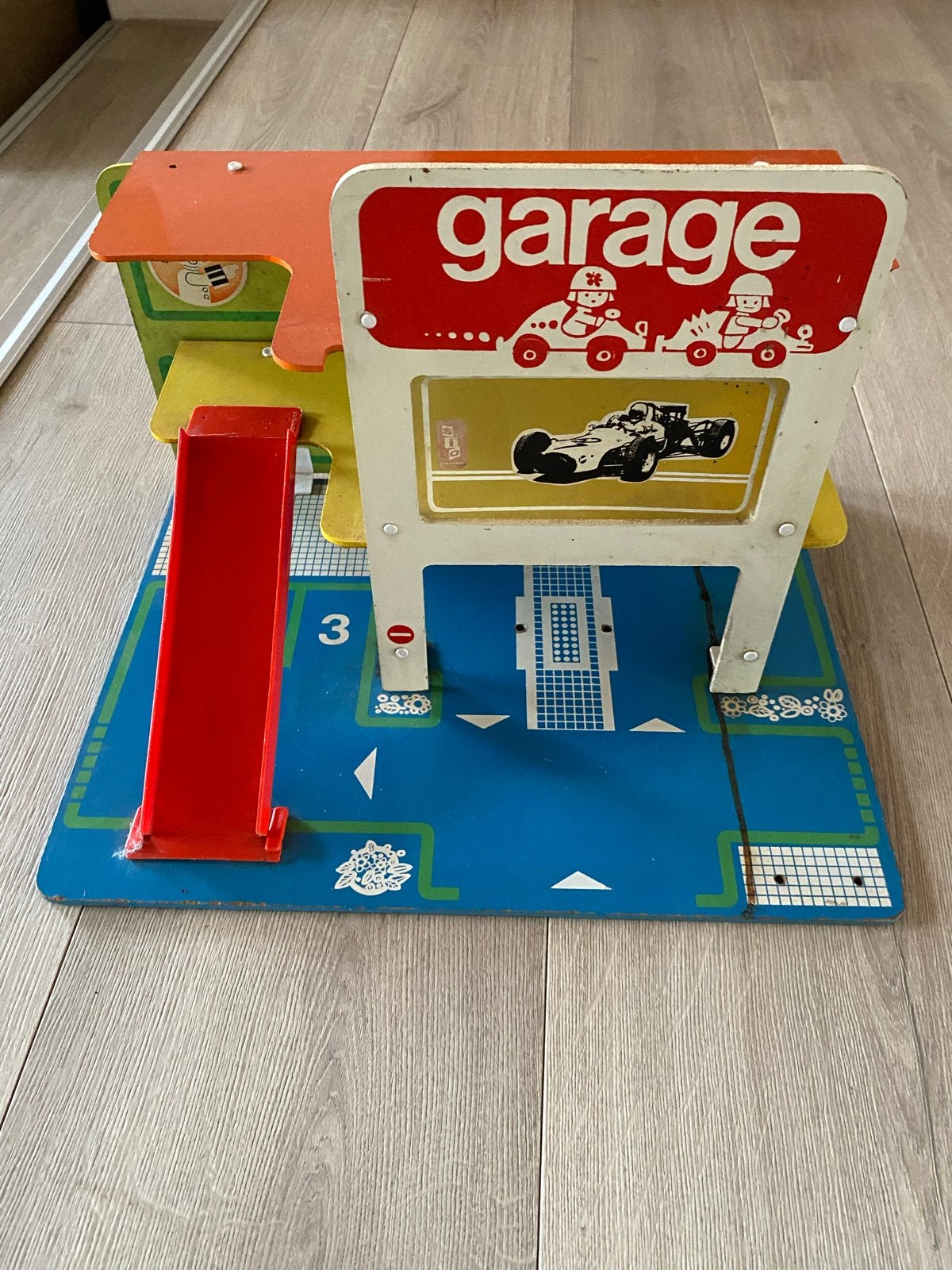 Vintage inklapbare garage jaren '70, Ophalen, Gebruikt
