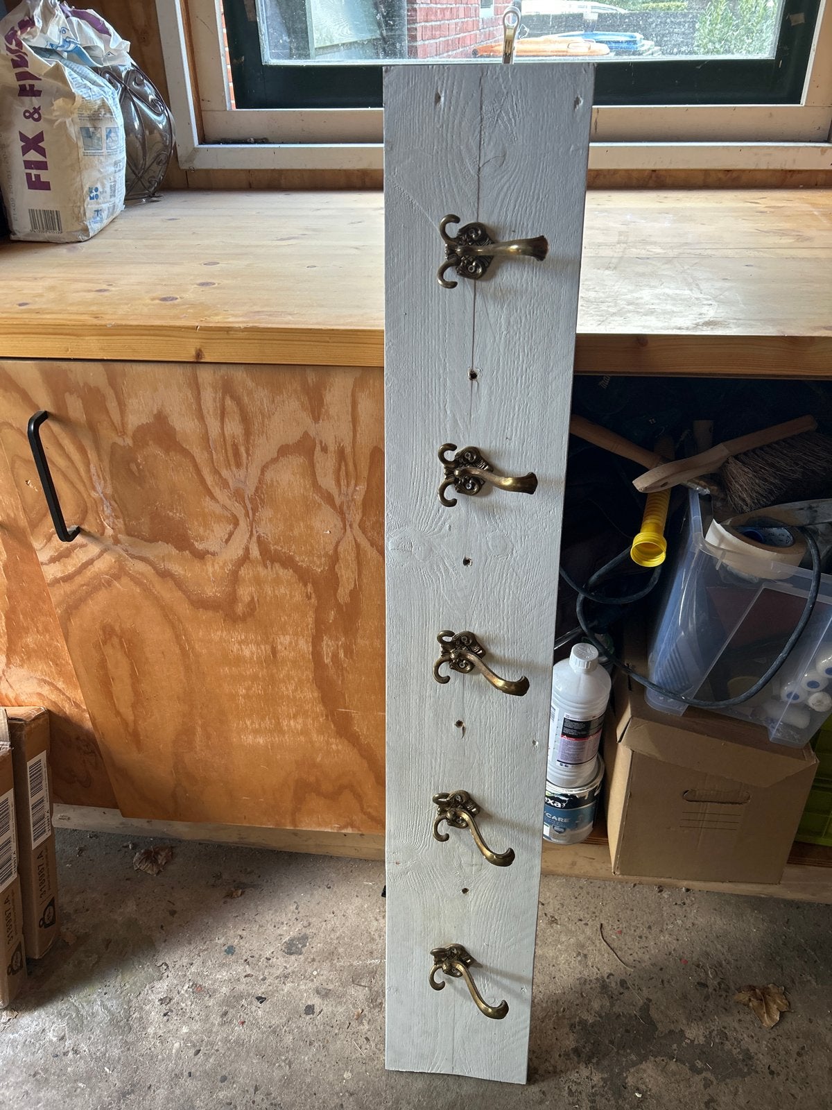 Gratis kapstok met 5 haken, Wandkapstok, Gebruikt, 100 tot 150 cm, Ophalen of Verzenden