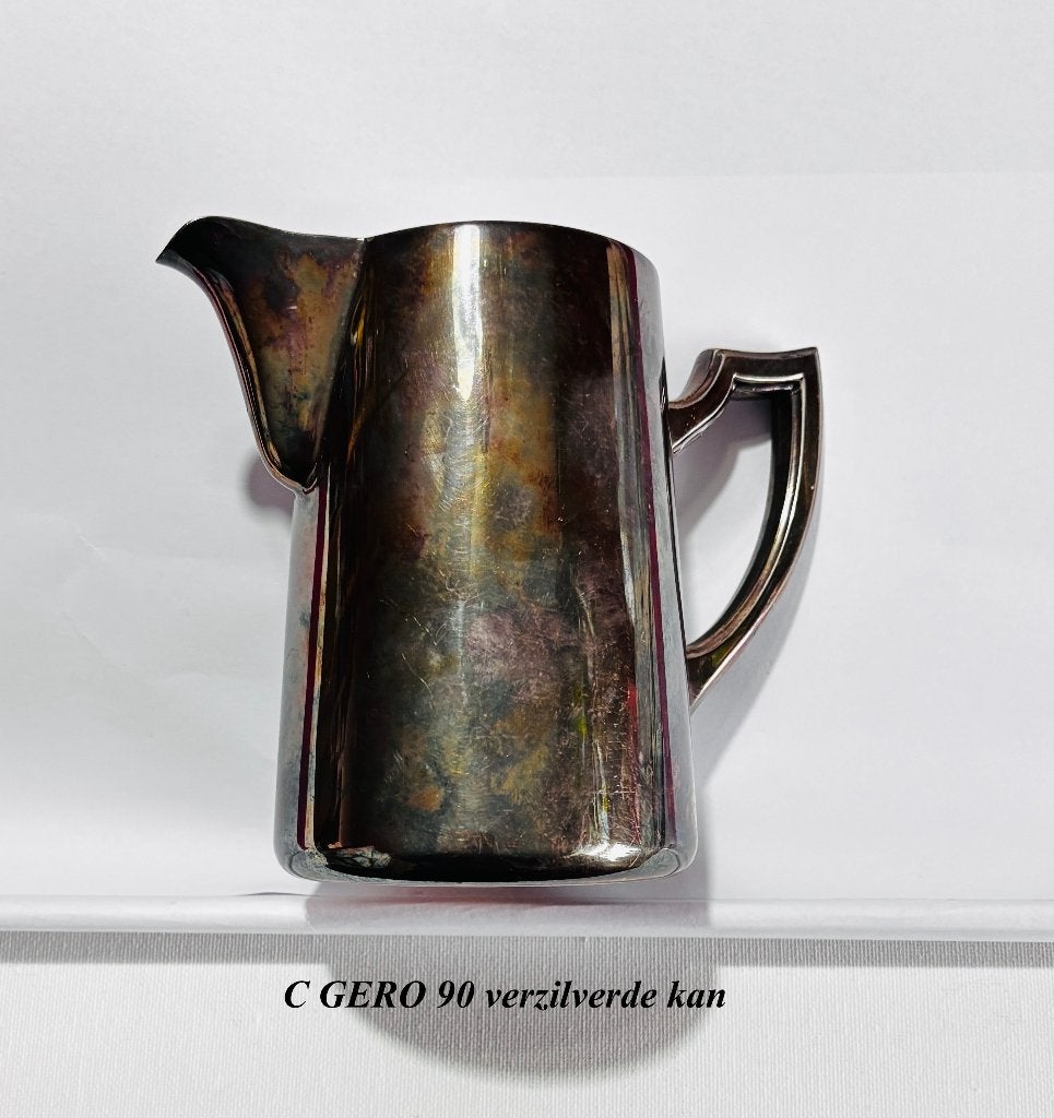 C GERO 90 verzilverde kan Melkkan Theekan 456 gram, Ophalen