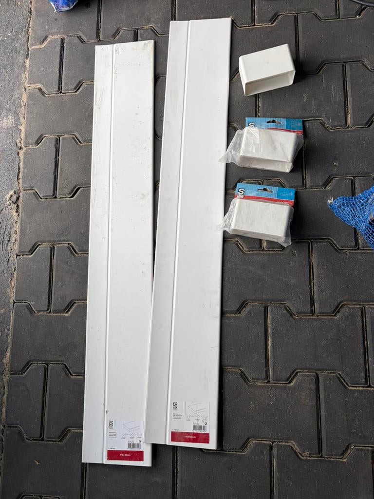 Vlakkanaalbuis en vlakkanaal verbinder, Ophalen of Verzenden, Nieuw