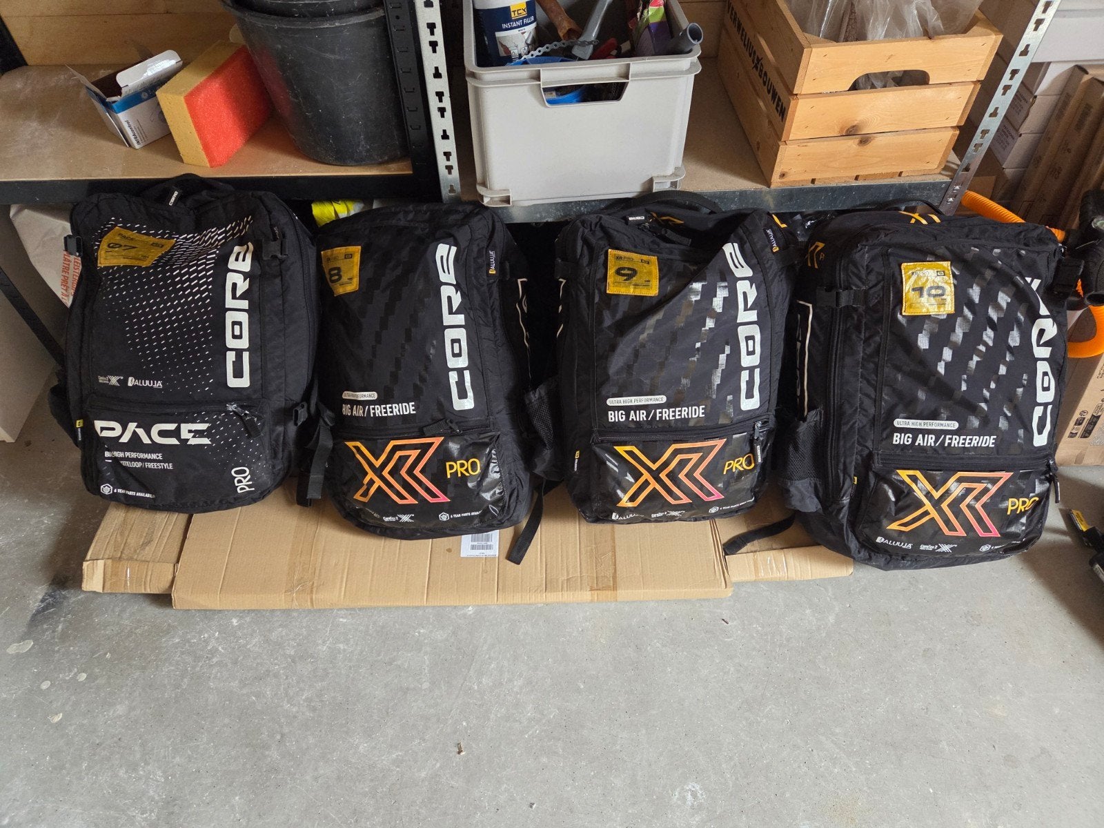 Core XR Pro 2 Kites - Big Air/Freeride, Watersport en Boten, Kitesurfen, Twintip, Ophalen of Verzenden, Zo goed als nieuw, Kitesurf-set