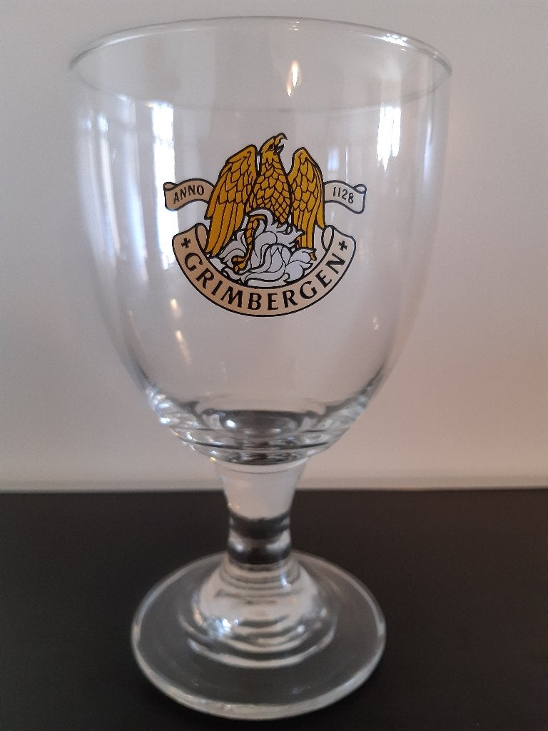 Bierglas Grimbergen, Ophalen of Verzenden, Zo goed als nieuw, Glas of Glazen, Overige merken