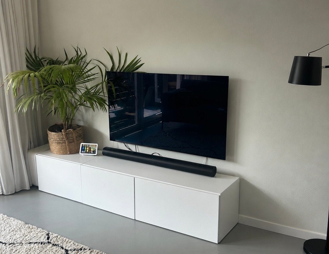 IKEA besta TV-meubel met 3 lades - 180x42x38 cm, Ophalen, Gebruikt, 150 tot 200 cm, Minder dan 100 cm