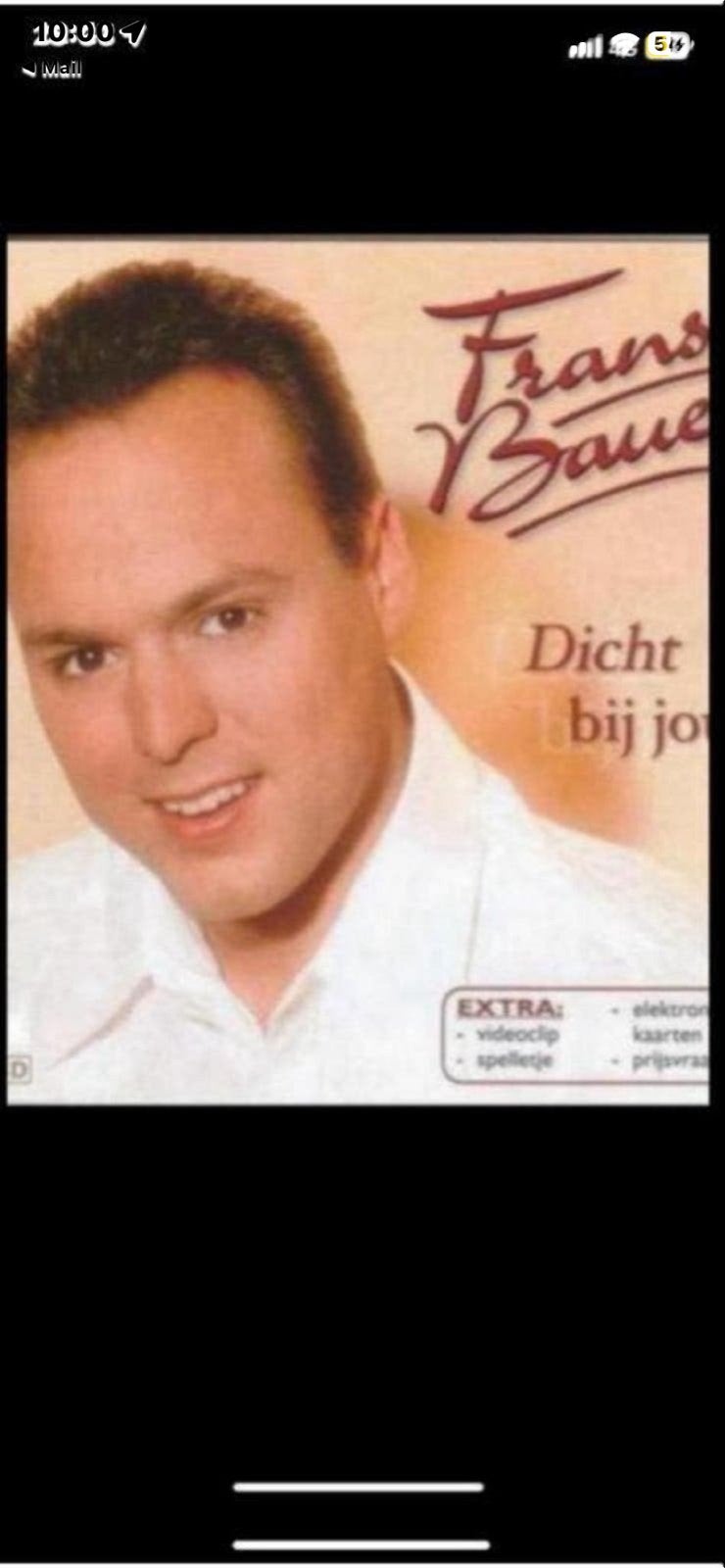 Frans Bauer - Dicht bij jou CD, Gebruikt, Inclusief boekje, Album, Schlager