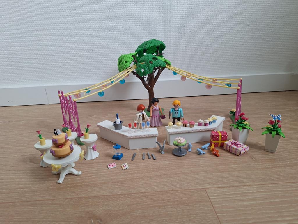 Playmobil Bruiloftsfeest Set, Ophalen, Zo goed als nieuw, Complete set