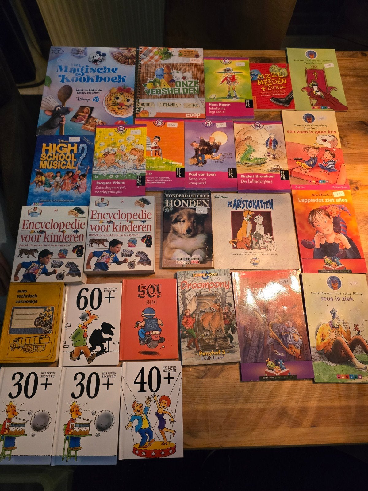 Te koop: Partij boeken, Ophalen