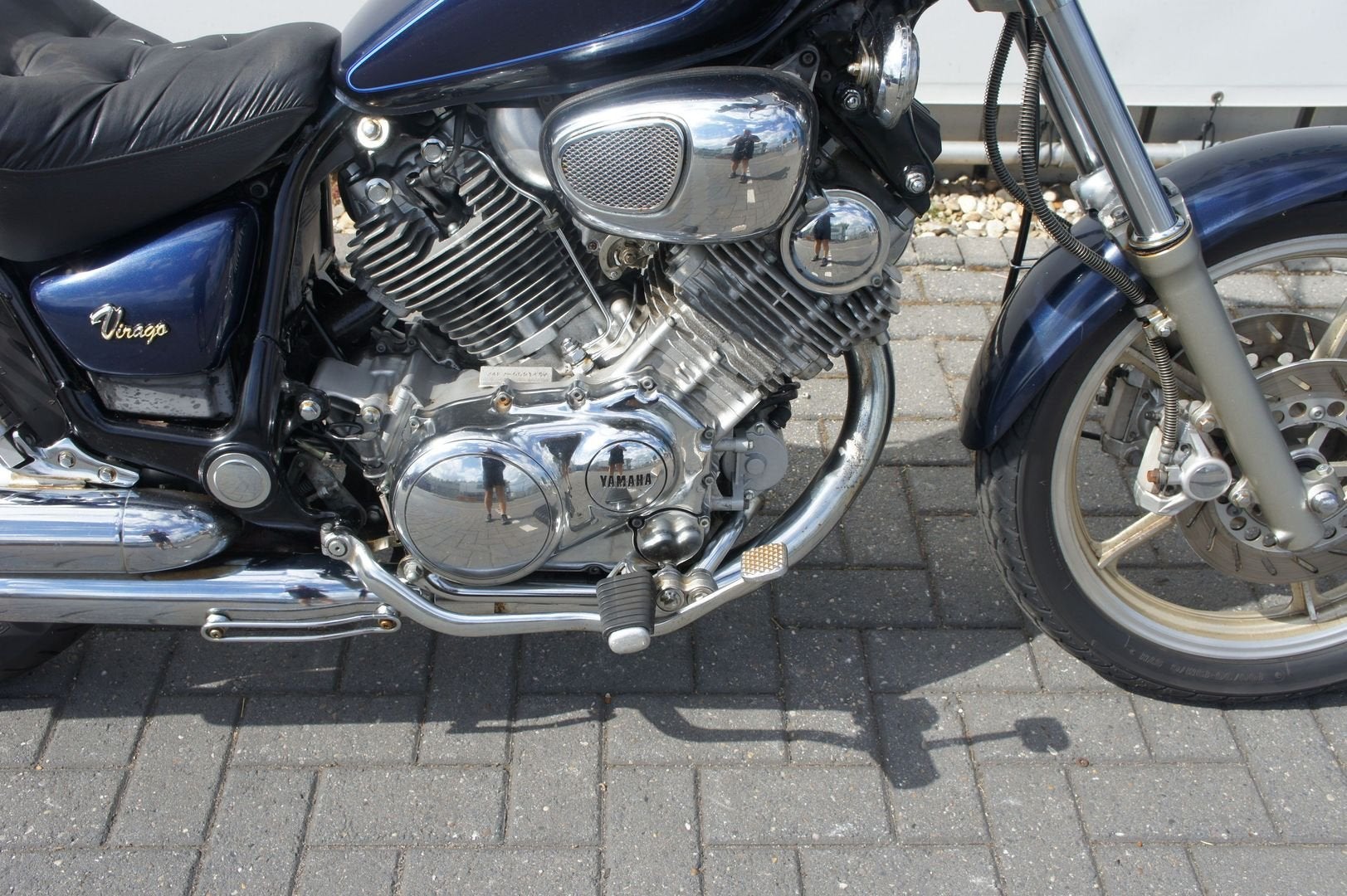 YAMAHA XV 750 VIRAGO (bj 1992) 15,516 km, Motoren, Motoren | Yamaha, 2 cilinders, Bedrijf, Onbekend, 749 cc
