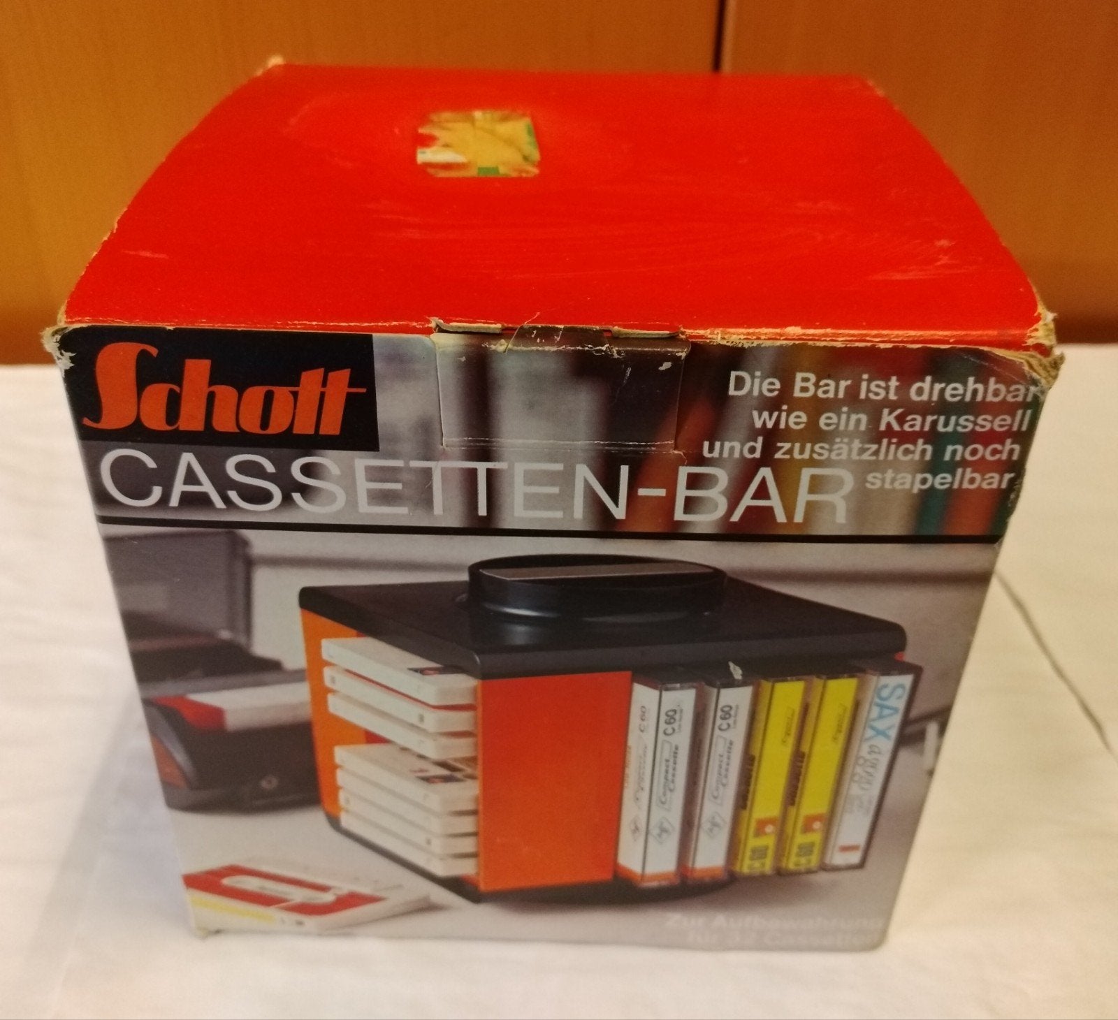 Schott Cassetten-Bar TYP 111 - Draaibare Cassettehouder, Overige genres, Ophalen of Verzenden, Zo goed als nieuw, Toebehoren