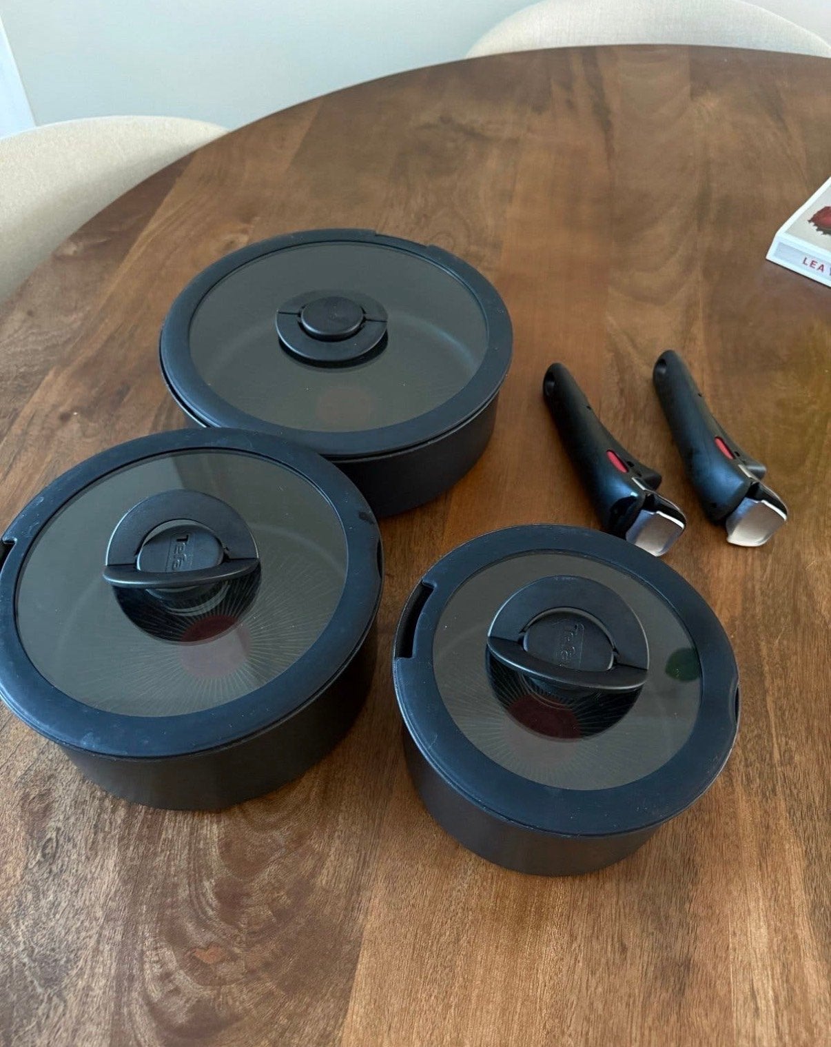 Tefal Ingenio Pannenset met afneembare handvatten en deksels, Ophalen, Aluminium, Pannenset, Afneembaar handvat