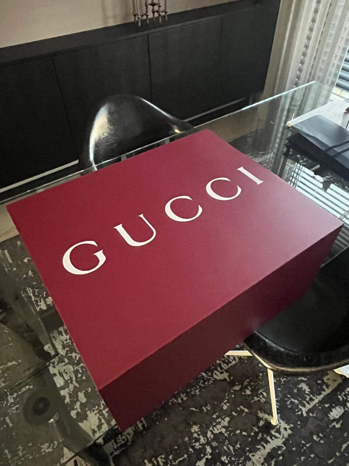 Gucci box groot origineel! Met passende grote tas.Origineel!, Ophalen