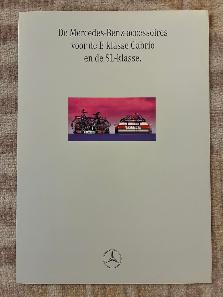 Mercedes-Benz SL R129 en A124 E-klasse accessoires brochure, Boeken, Ophalen of Verzenden, Zo goed als nieuw, Mercedes