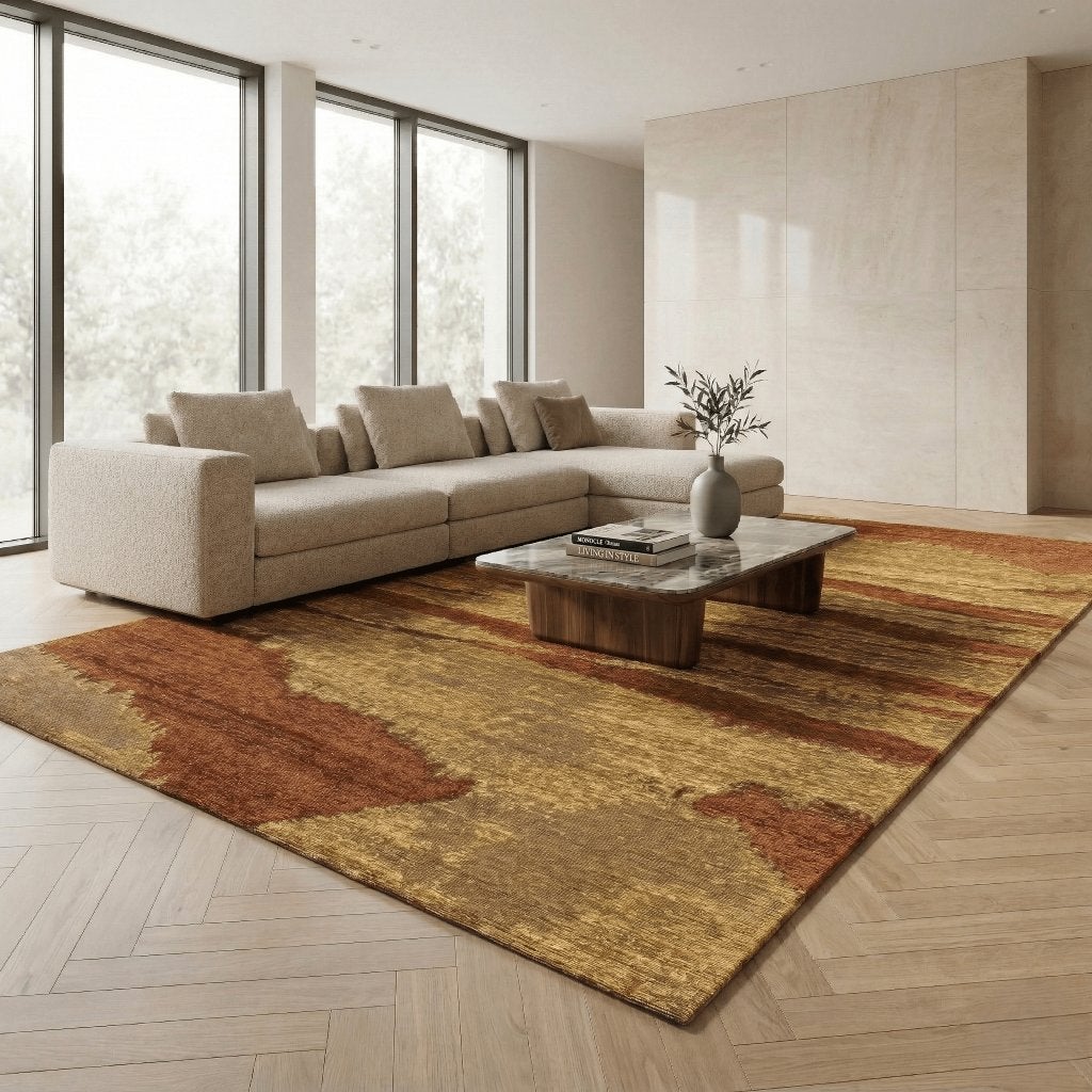 NIEUW Montèl Bonnier Cognac Oranje Vloerkleed - 200x300cm, Huis en Inrichting, Brinker, Brinker, 200 cm of meer, Ophalen of Verzenden