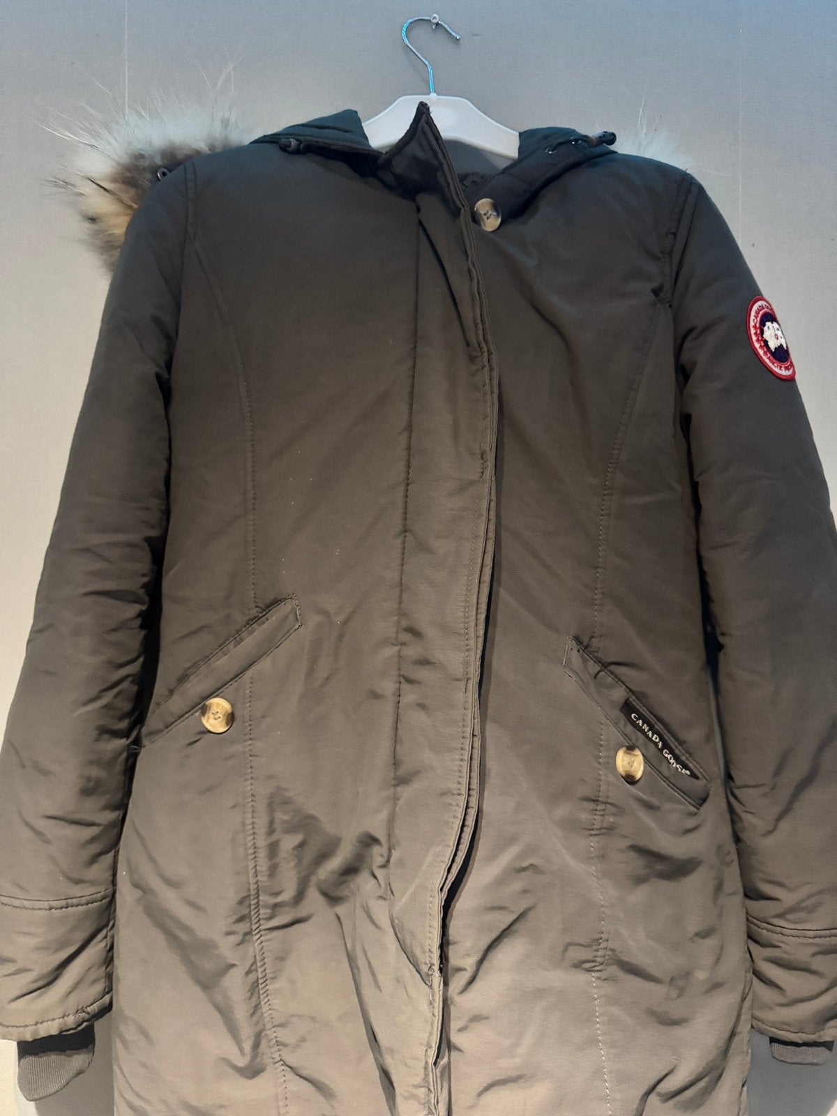 Originele Canada Goose Parka, Kleding | Heren, Ophalen, Nieuw, Maat 46 (S) of kleiner, Grijs