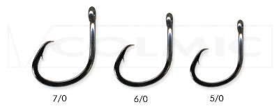 Colmic Nuclear MR-TUNA Circel Hooks 5/0 Made in Japan Nieuw., Ophalen of Verzenden, Nieuw, Haak