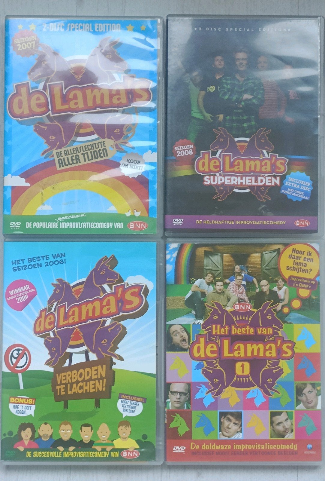 De Lama's DVD Collectie:  Improvisatiecomedy, Cd's en Dvd's, Dvd's | Tv en Series, Gebruikt, Nederlands, Komedie, Overige seizoenen