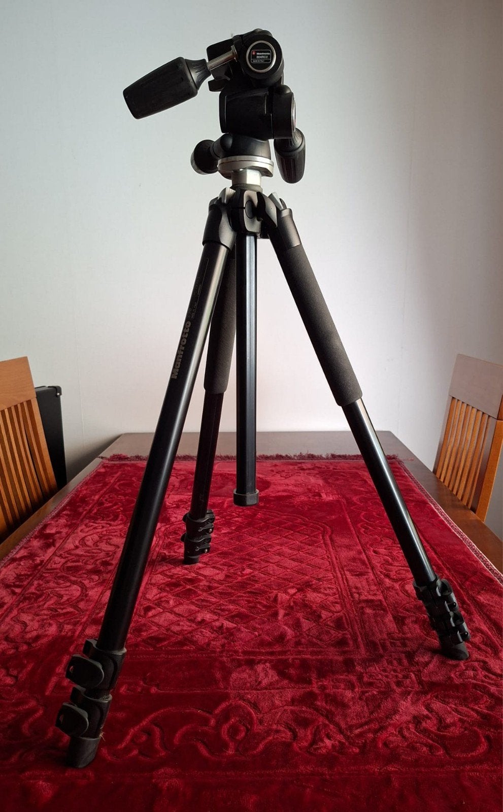 Manfrotto 804RC2 Driepoot met Balhoofd - Zo goed als nieuw, Zo goed als nieuw, Minder dan 150 cm, Met balhoofd, Ophalen of Verzenden