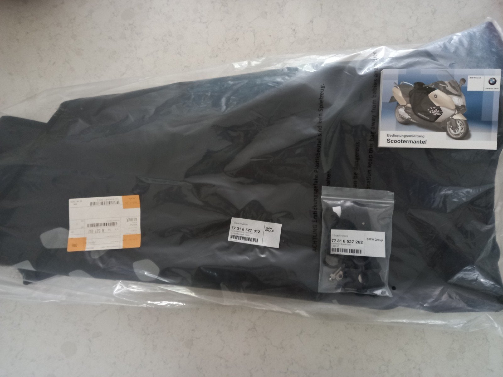 Nieuwe BMW C 650 GT  Scooter Mantel + Bedieningshandleiding, Motoren, Ophalen of Verzenden, Nieuw