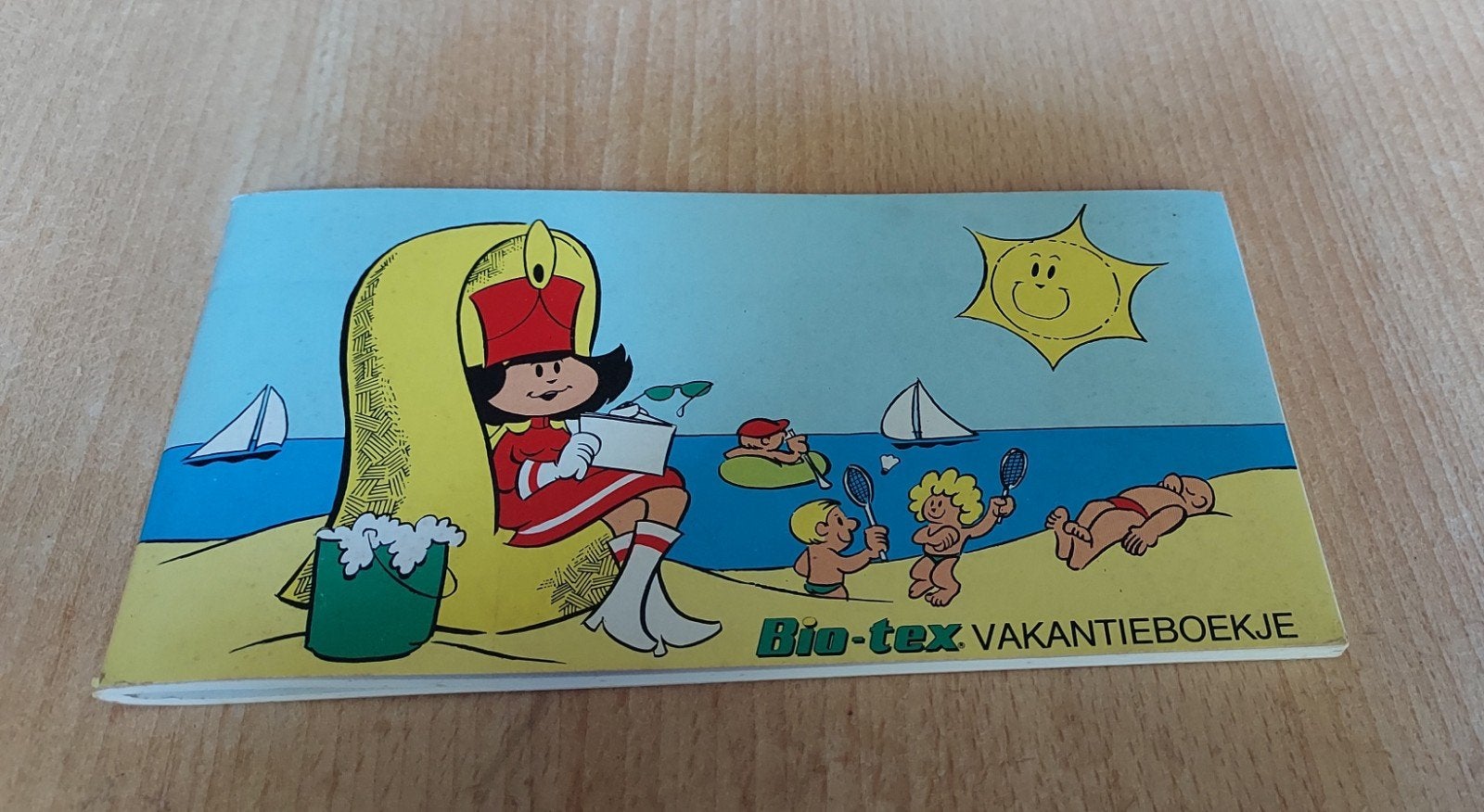 Vintage Bio-tex Vakantieboekje (Jaren '70/'80) – Nostalgisch, Ophalen of Verzenden, Overige typen