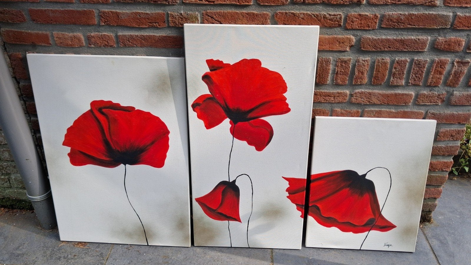 geschilderd 3 luik, Ophalen, Schilderij