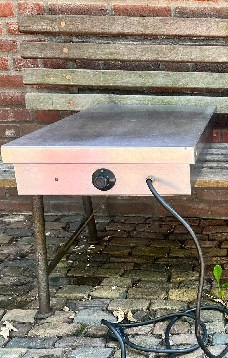 Grote grillplaat voor buiten of binnen, Ophalen, Gebruikt, Tafelgrill