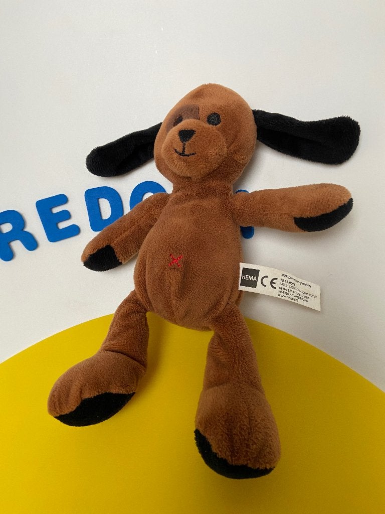 K3368 hema hond hondje bruin, Ophalen of Verzenden, Zo goed als nieuw, Overige typen