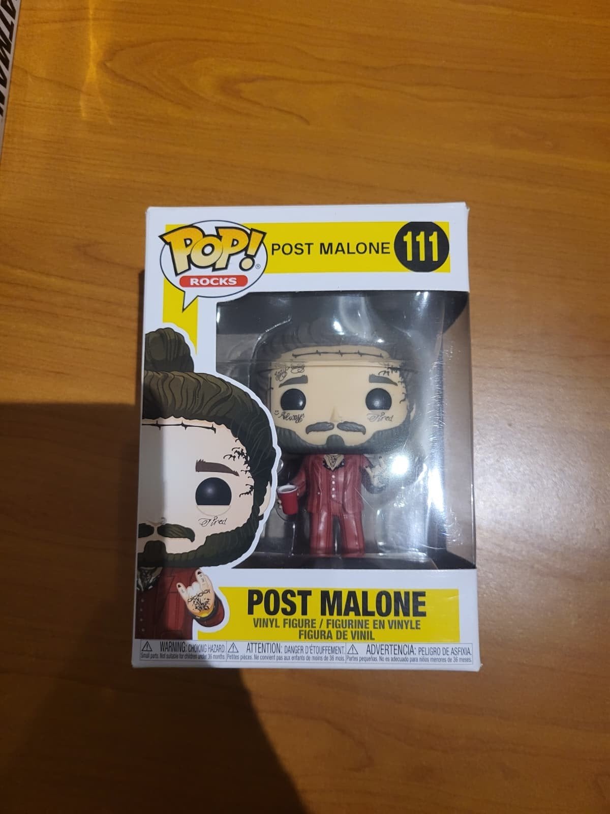 Funko Pop! Rocks: Post Malone #111 Vinyl Figuur, Ophalen, Zo goed als nieuw